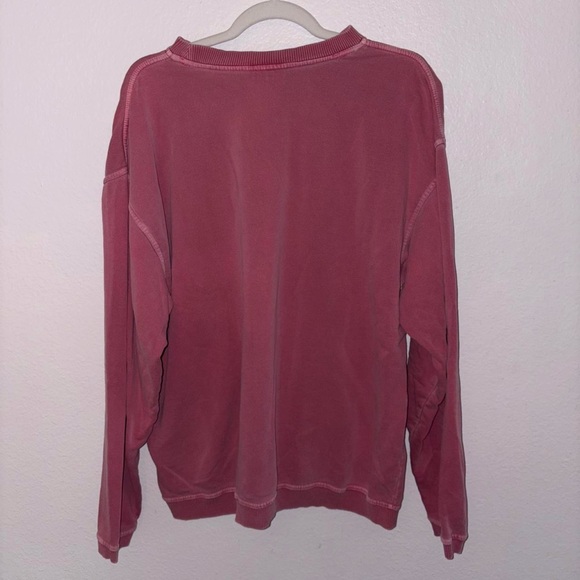 Authentic Pigment Pink Pike Place Market Seattle, Washington Crewneck Sweatshirt - Picture 5 of 7